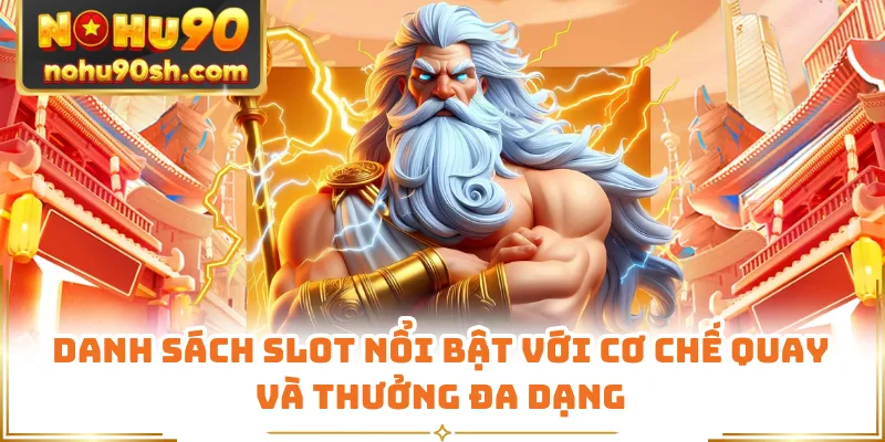 Danh sách slot nổi bật với cơ chế quay và thưởng đa dạng